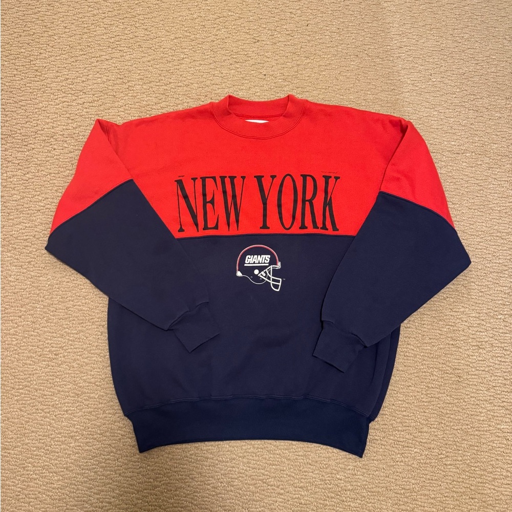 New York Giants Red and Blue Sweater